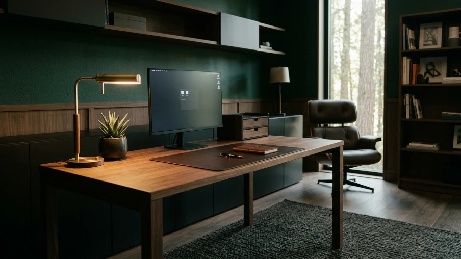 Keep the Desk Minimal and Organized