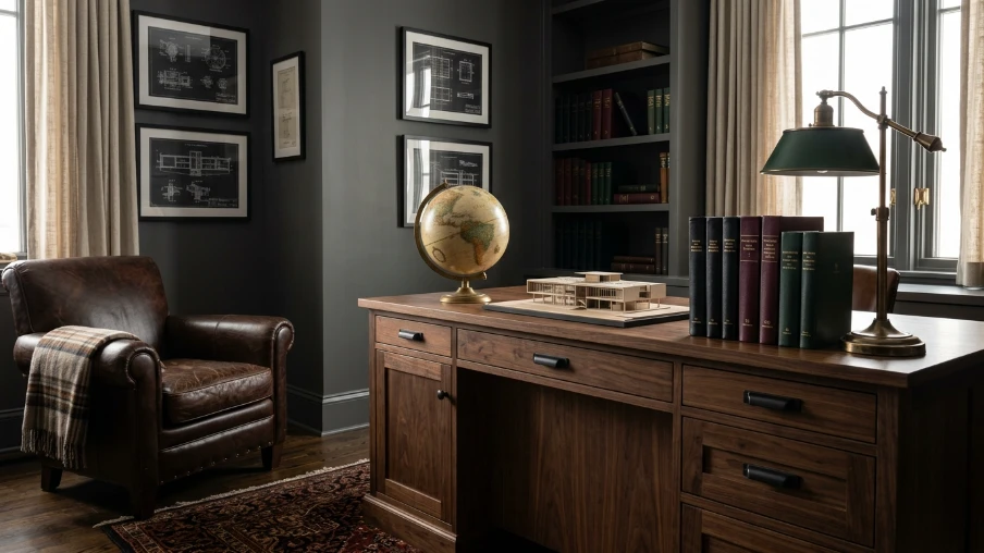 Add Masculine or Bold Accent Pieces