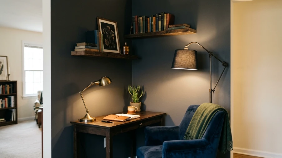Embrace the Cozy Office Corner