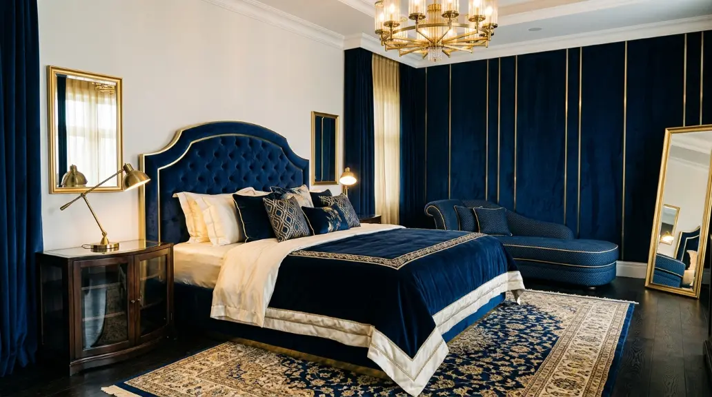 Luxury Blue Bedroom