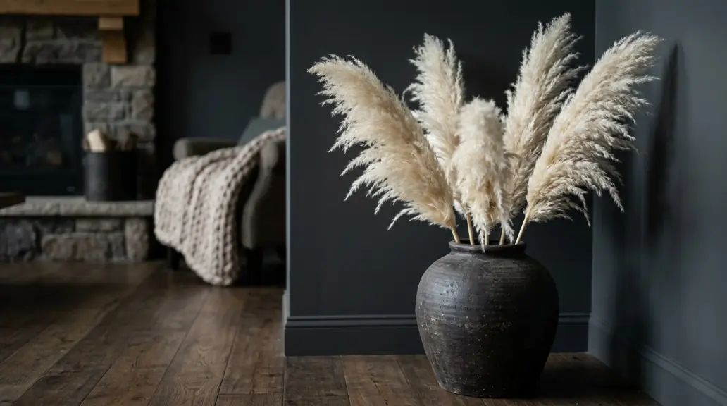 Use Dried Botanicals and Pampas Grass