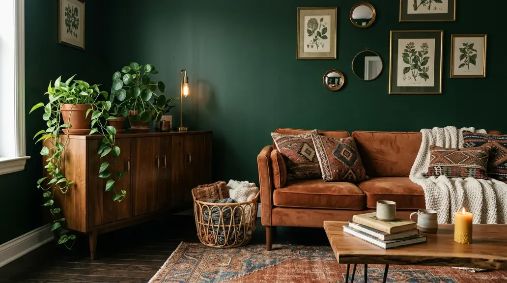 Go Full Dark With Forest Green Walls
