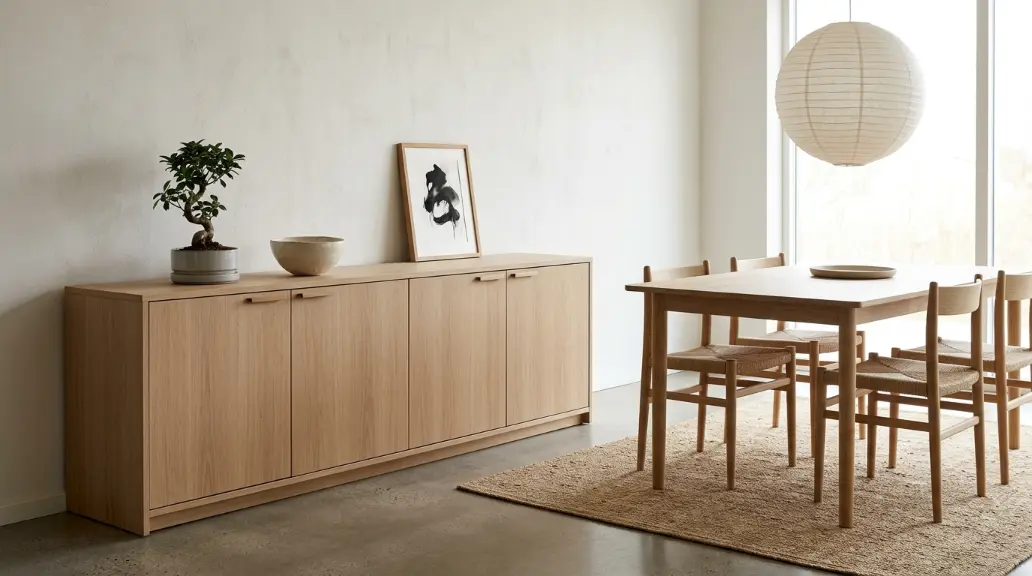 Bring in a Simple Sideboard or Credenza