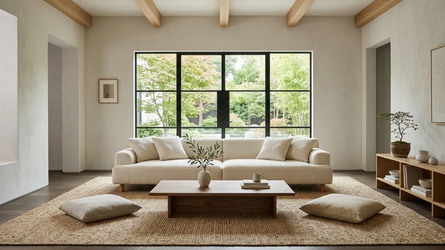 Choose Low Profile Furniture for a Grounded Feeling