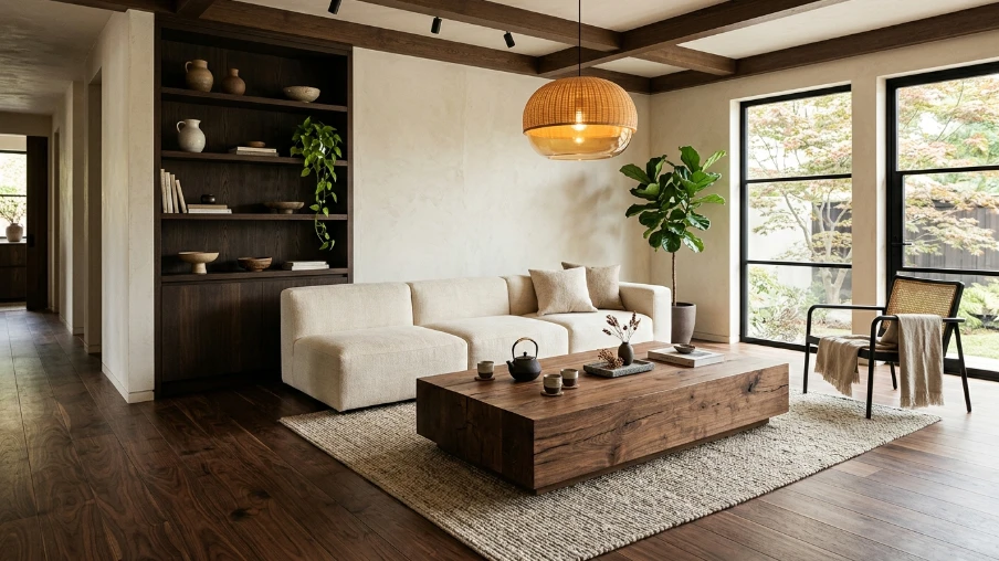Embrace Dark Wood Tones for Depth and Character