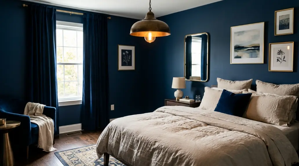 Teal and Gold for a Cozy Glam Bedroom