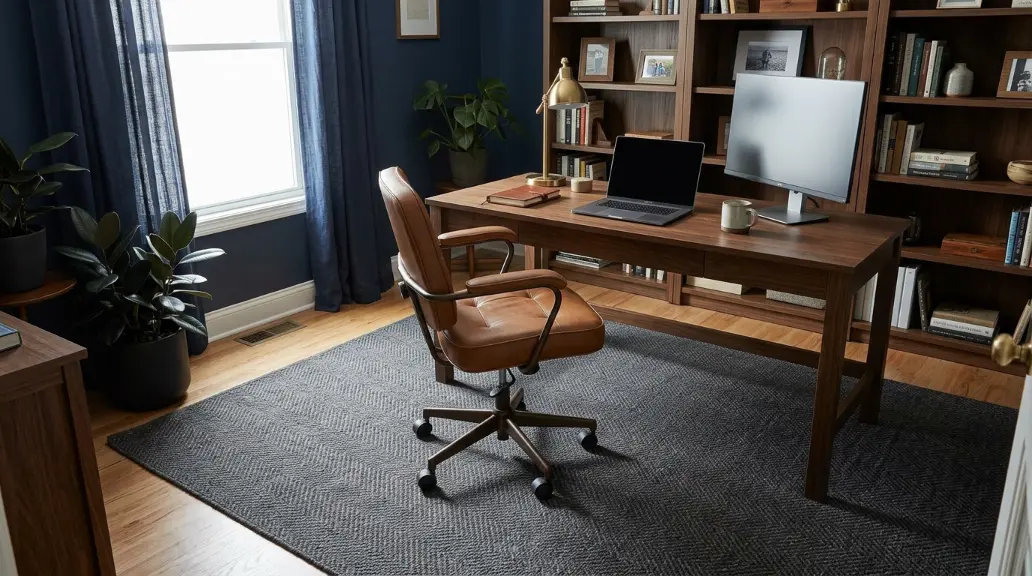 Use a Large Area Rug to Anchor the Room
