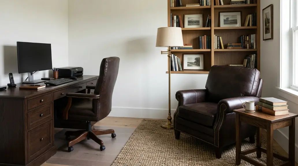 Organize the Desk Surface Thoughtfully