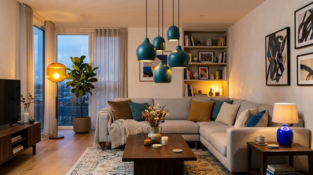 Install Colorful Lighting Fixtures