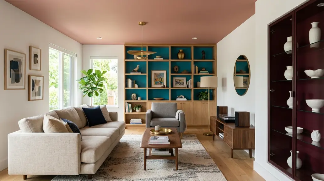Use Bold Wallpaper or Paint in Unexpected Spaces