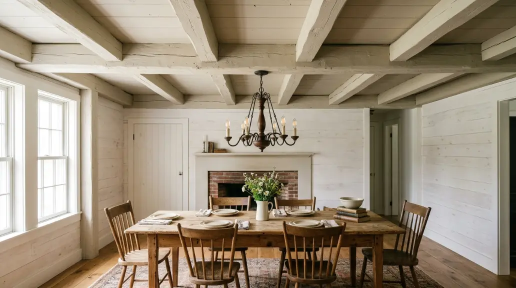 Paint the Ceiling or Add Beams