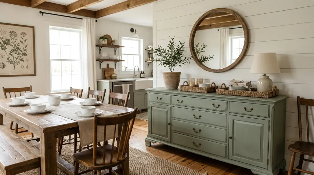 Add a Sideboard or Buffet Table