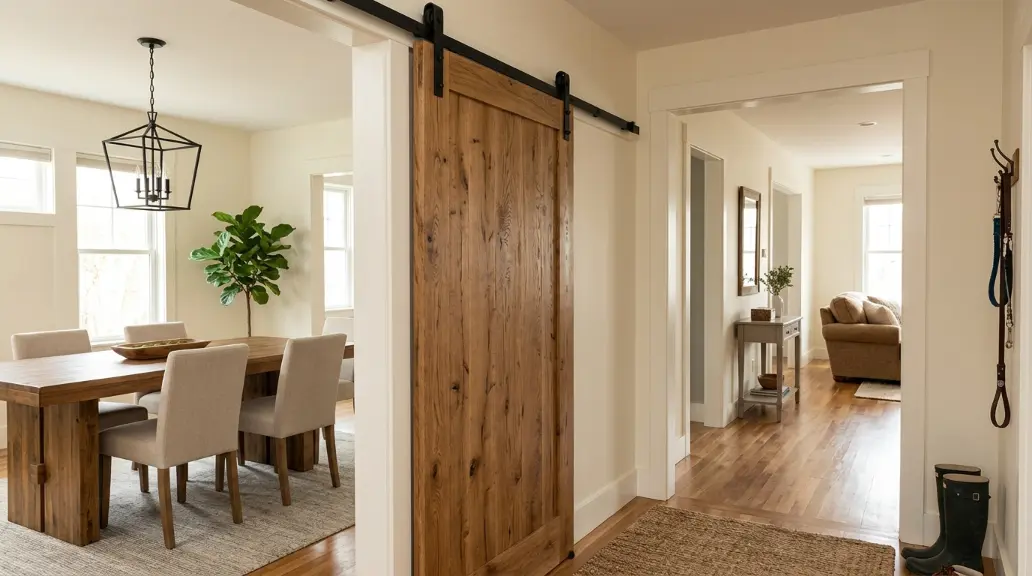 Consider a Barn Door for the Entry