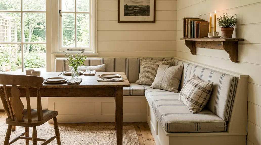 Create a Cozy Nook With Built-in Banquette Seating
