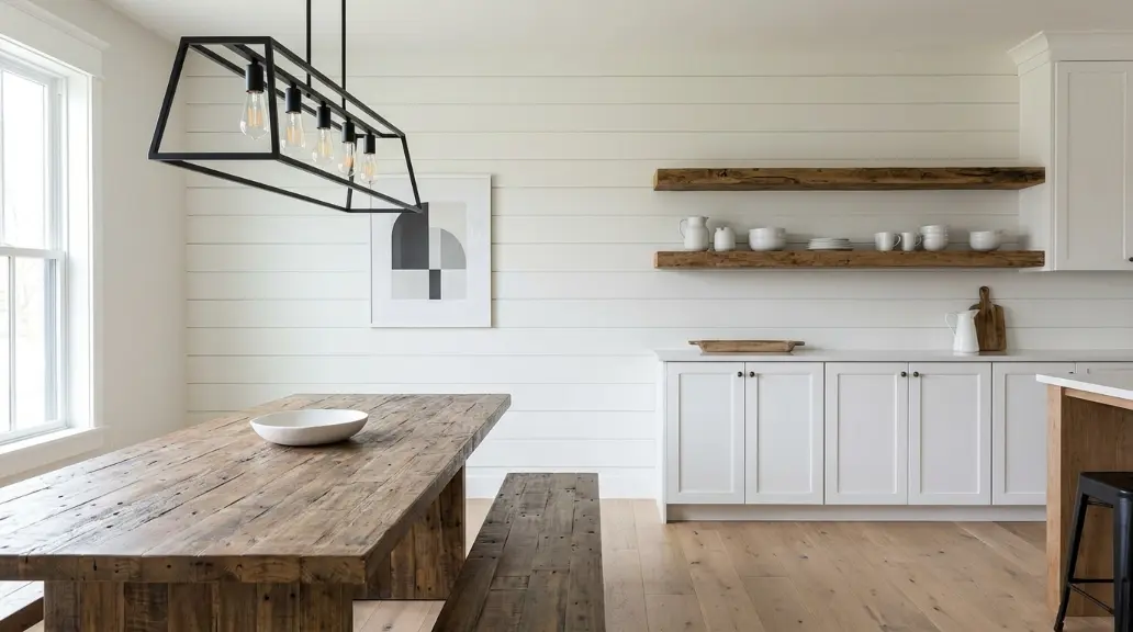 Mix Modern and Rustic Elements Thoughtfully
