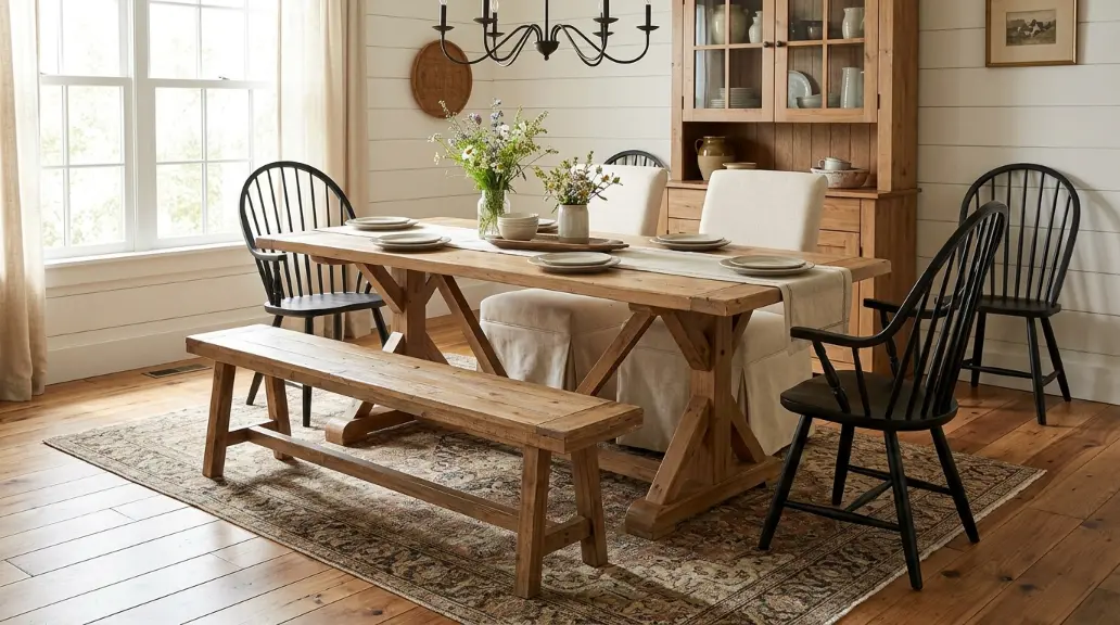 Mix Seating for a Casual, Collected Look