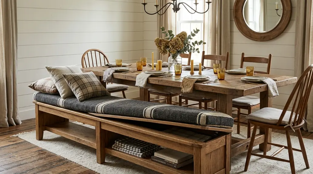 Try a Bench With Storage