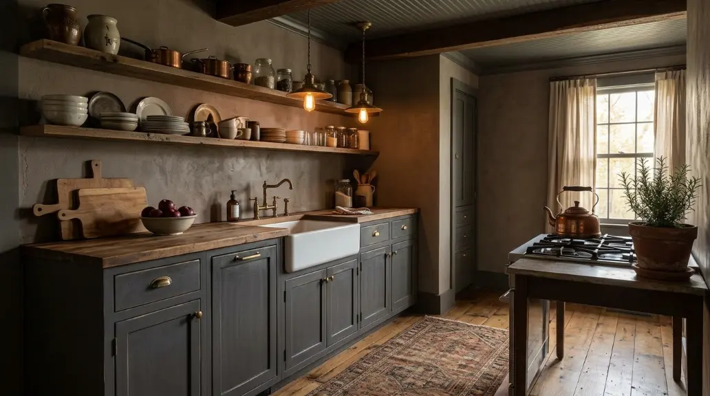 Start with Black Farmhouse Cabinets