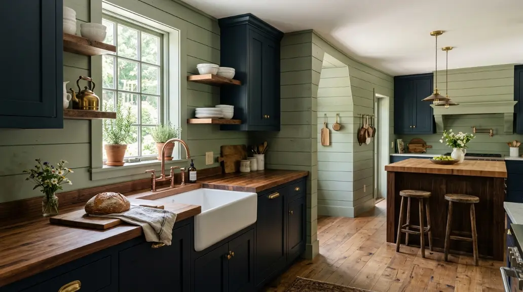 Mix Antique Kitchen Decor with Modern Touches