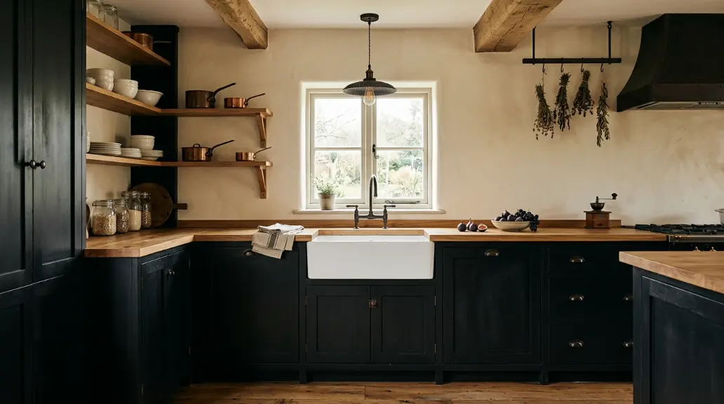 Use Reclaimed Wood for Shelving and Accents