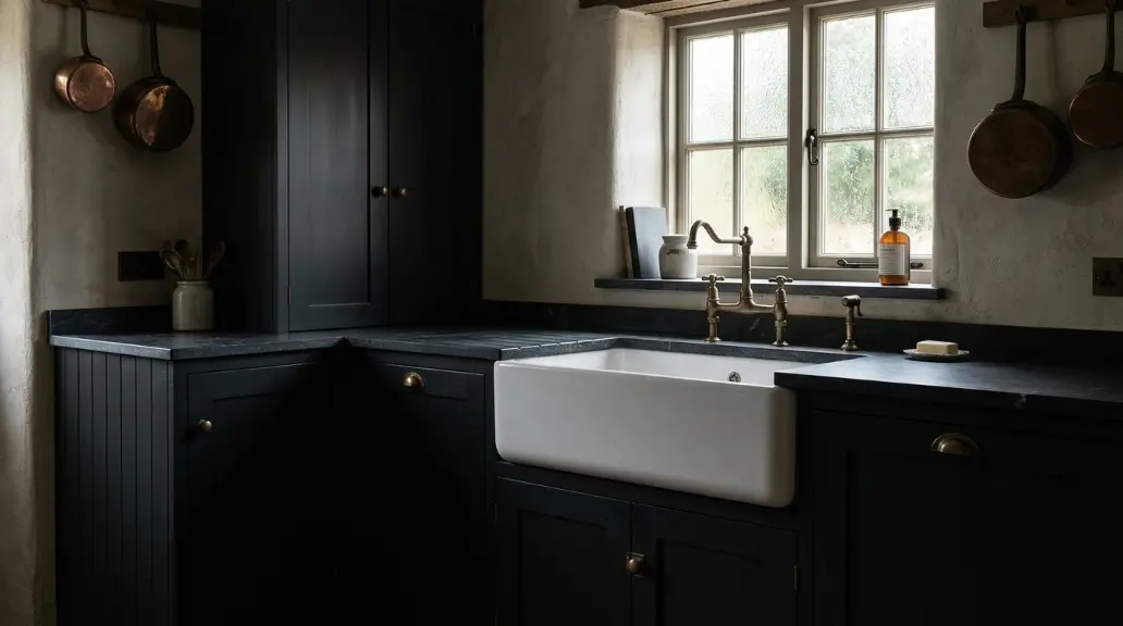 Add a Farmhouse Sink as a Focal Point