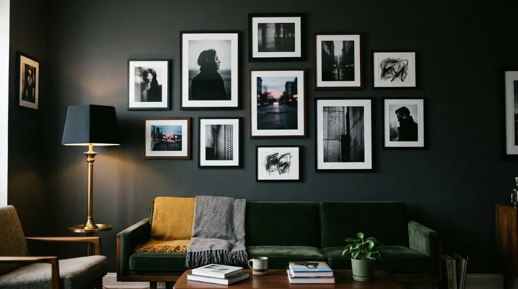 Stylish Living Room Inspiration with a Gallery Wall