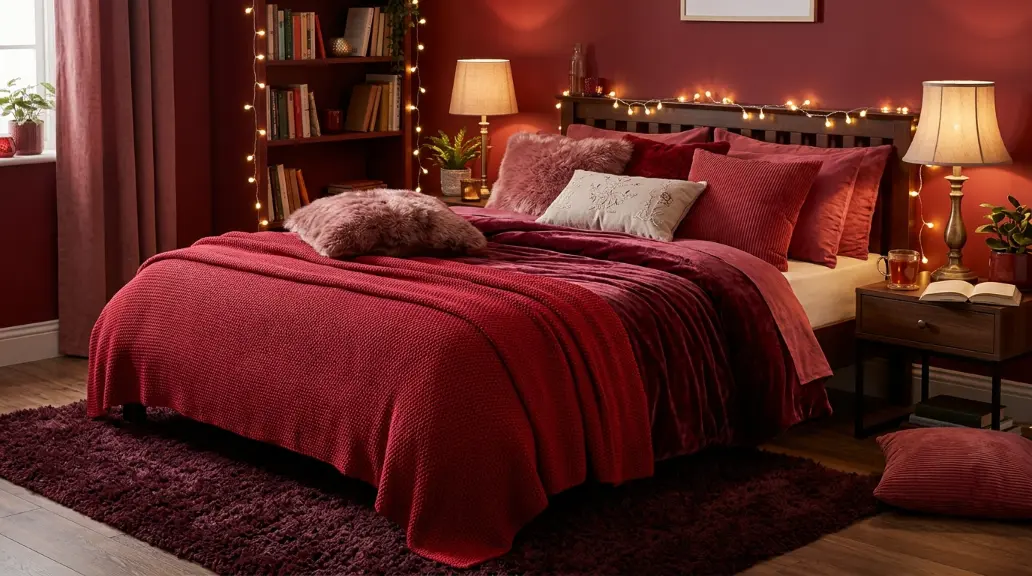 Cherry Red and Grey for a Modern Look