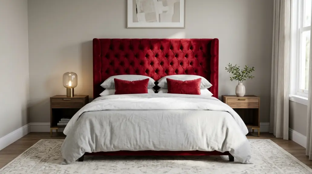 Burgundy Bedroom Decor