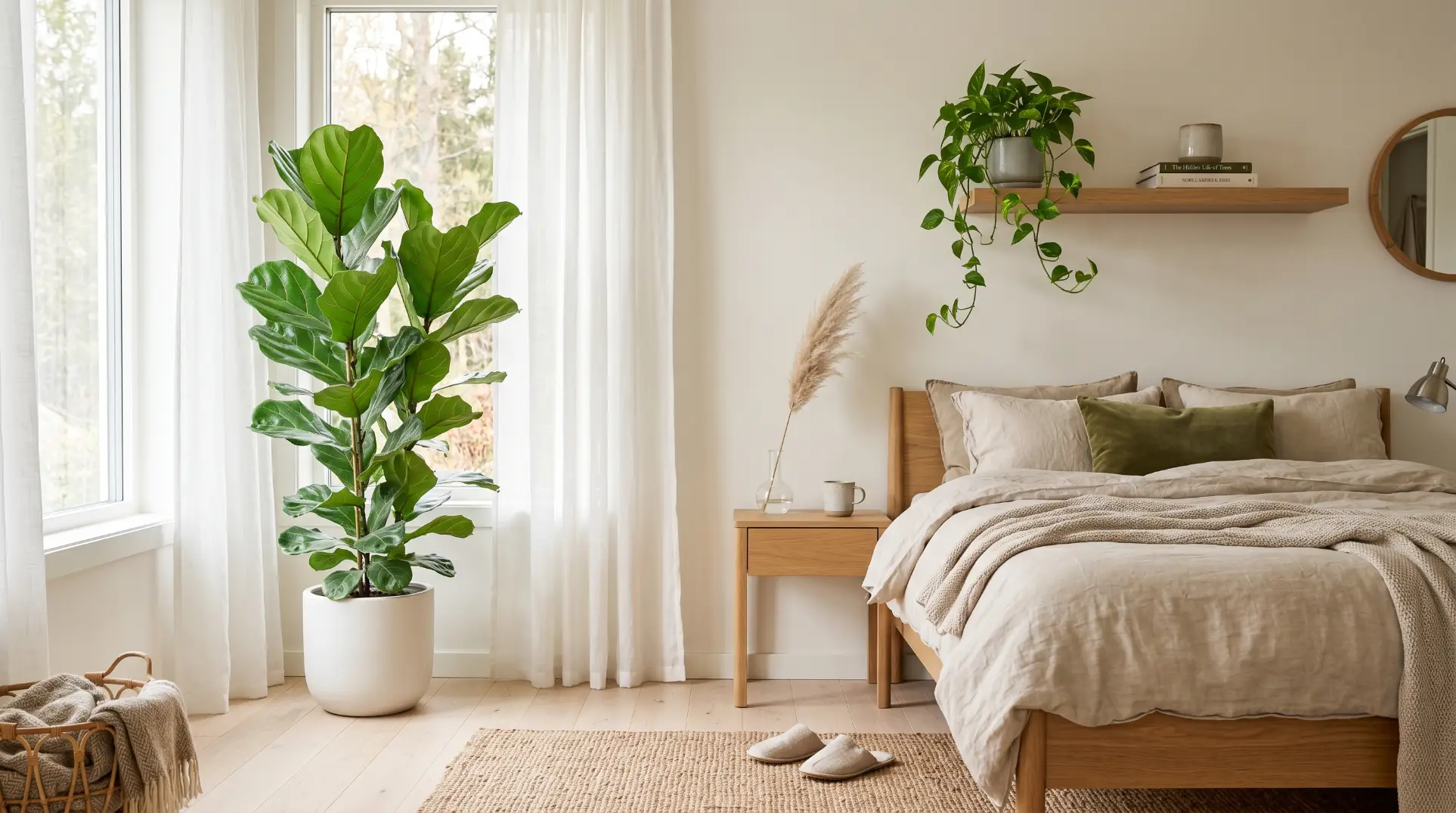 Try Muted Green or Clay Accent Walls