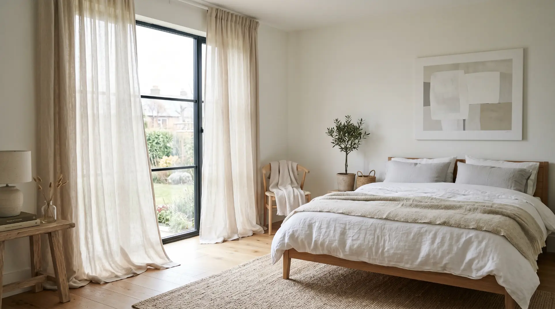 Opt for Linen Window Treatments