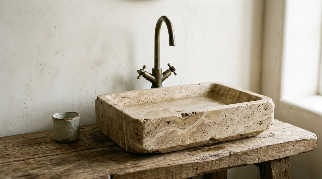 Use Open Wooden Shelving Sparingly