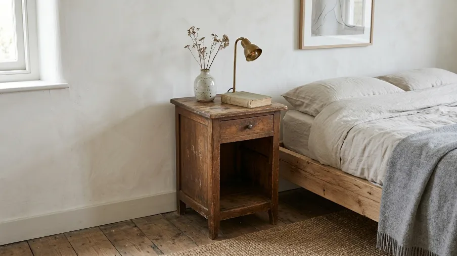 Weathered Vintage Nightstand