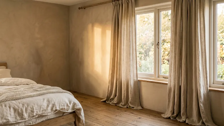 Unbleached Linen Curtains