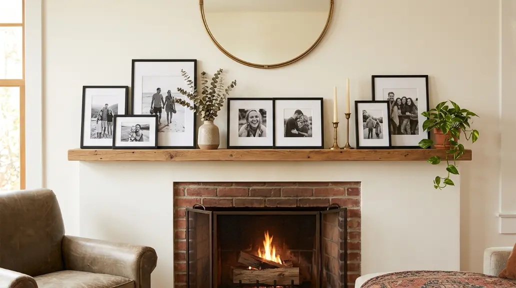 Family Photos in Curated Frames