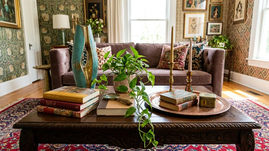 Stack and Layer Your Coffee Table