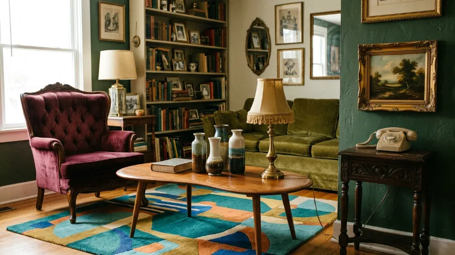 Go for a Vintage-Inspired Living Room Feel