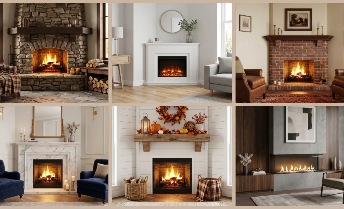 18 Corner Fireplace Ideas for Cozy & Stylish Living Spaces