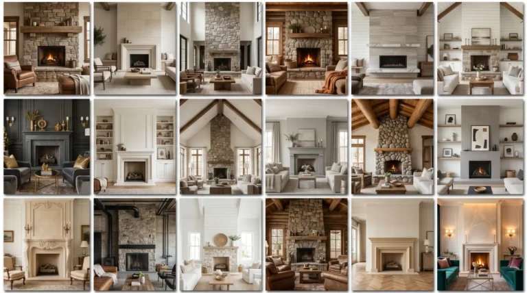 18 Stunning Stone Fireplace Ideas for a Cozy & Stylish Home