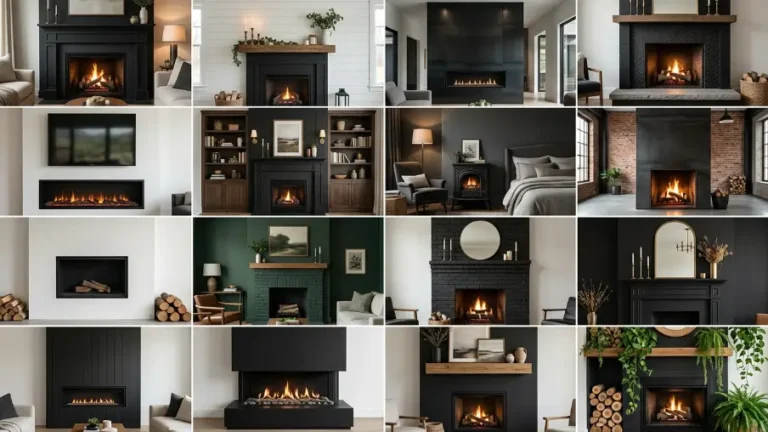 16 Elegant Black Fireplace Ideas Everyone Is Loving Right Now