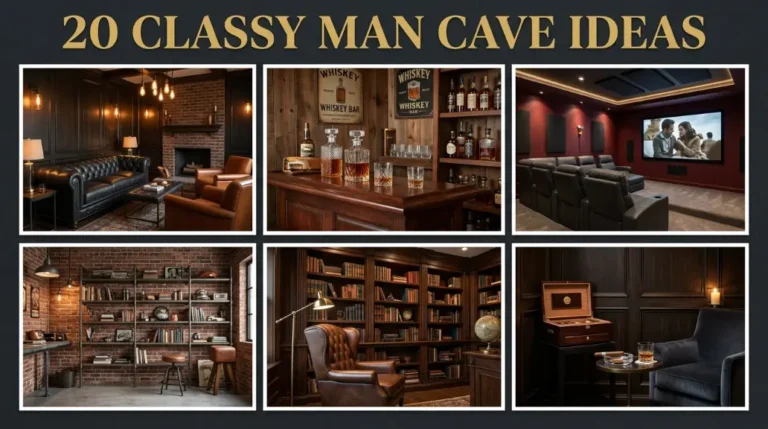 20 Classy Man Cave Ideas for Timeless Style & Comfort