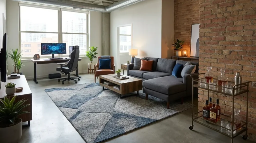 Bachelor Pad Ideas for Open-Plan Spaces