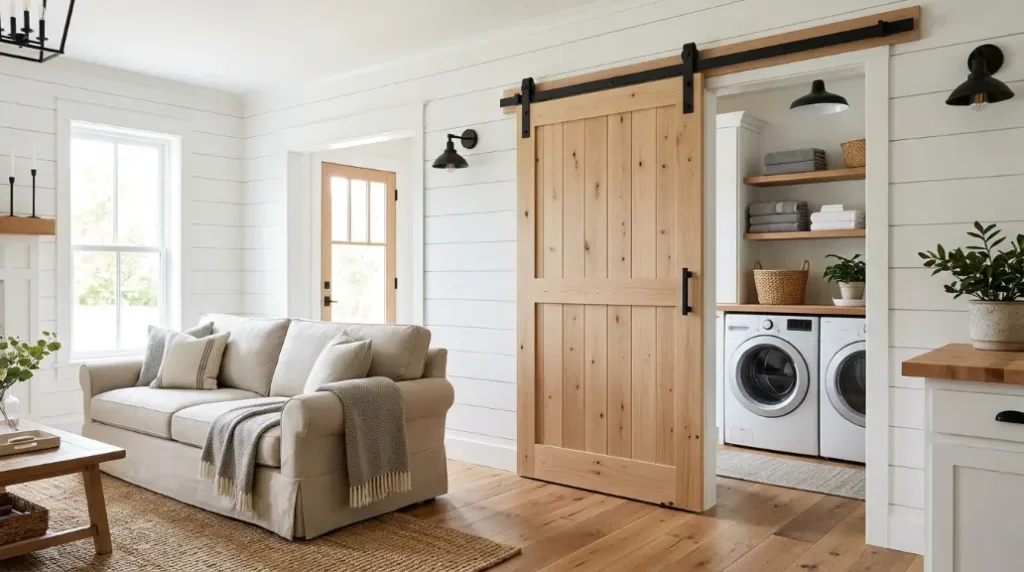 Consider Barn Doors for Functional Farmhouse Style