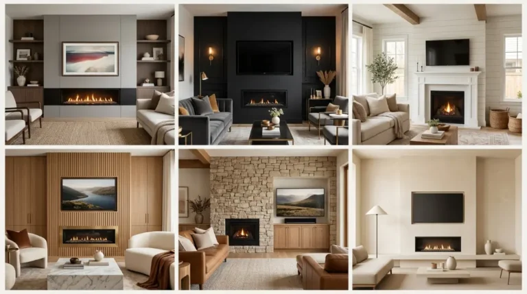 18 Modern Fireplace Wall Ideas With TV for 2026 Homes