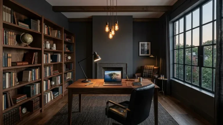 18 Masculine Home Office Ideas for a Bold Workspace 2026