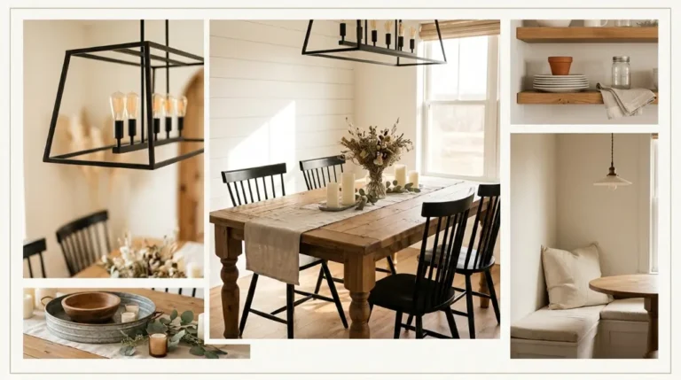 19 Modern Farmhouse Dining Room Ideas You'll Love