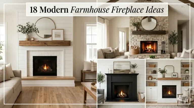 18 Elegant Modern Farmhouse Fireplace Designs to Inspire You