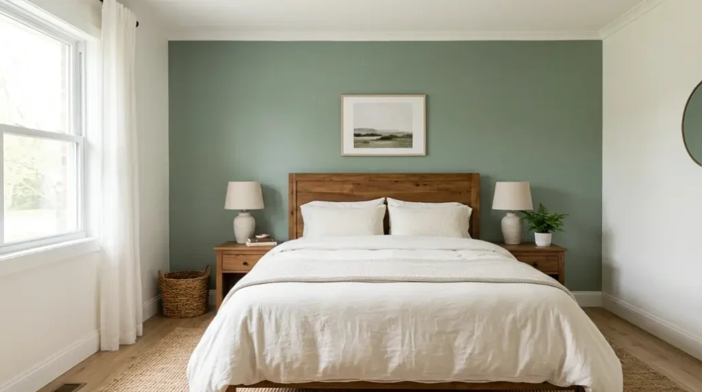 The Classic Sage Green Accent Wall