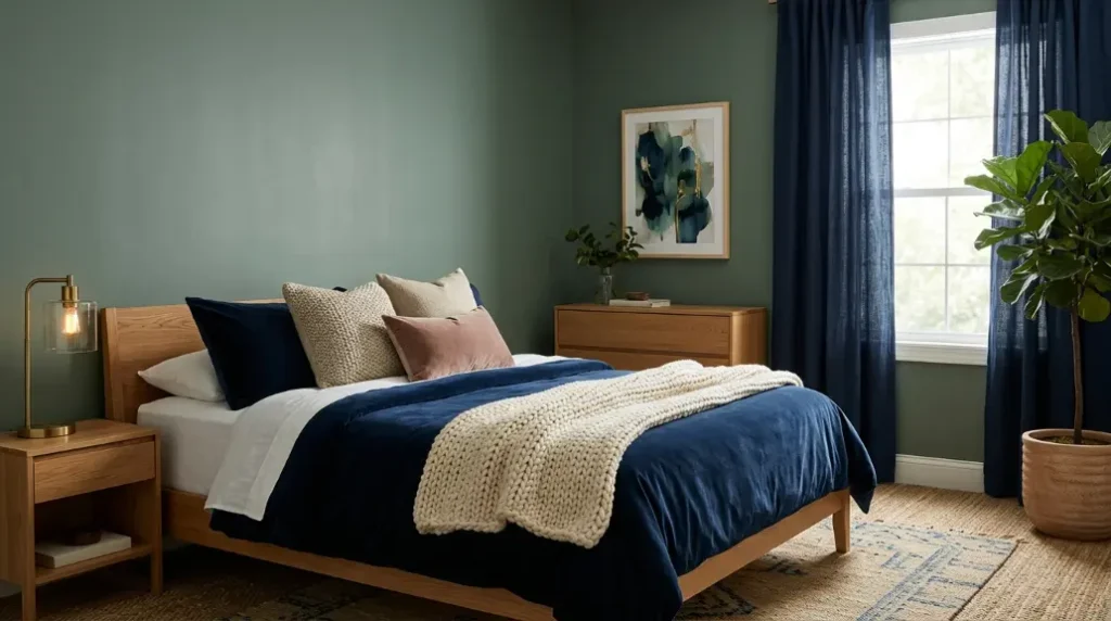 Sage Green and Navy: Bold and Balanced