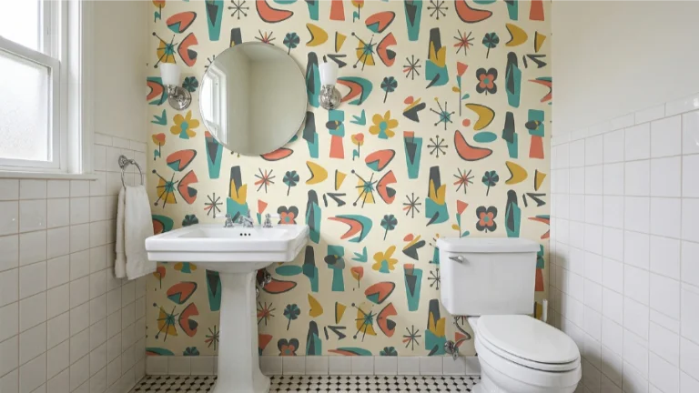 Retro Wallpaper as an Accent