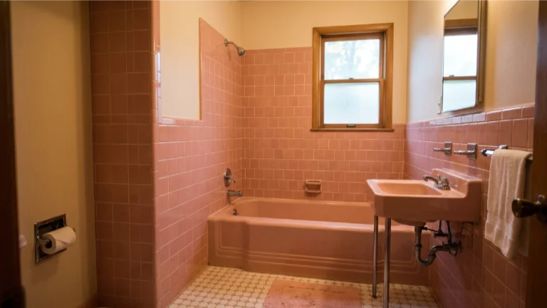 Built-In Tub With Tile Surround
